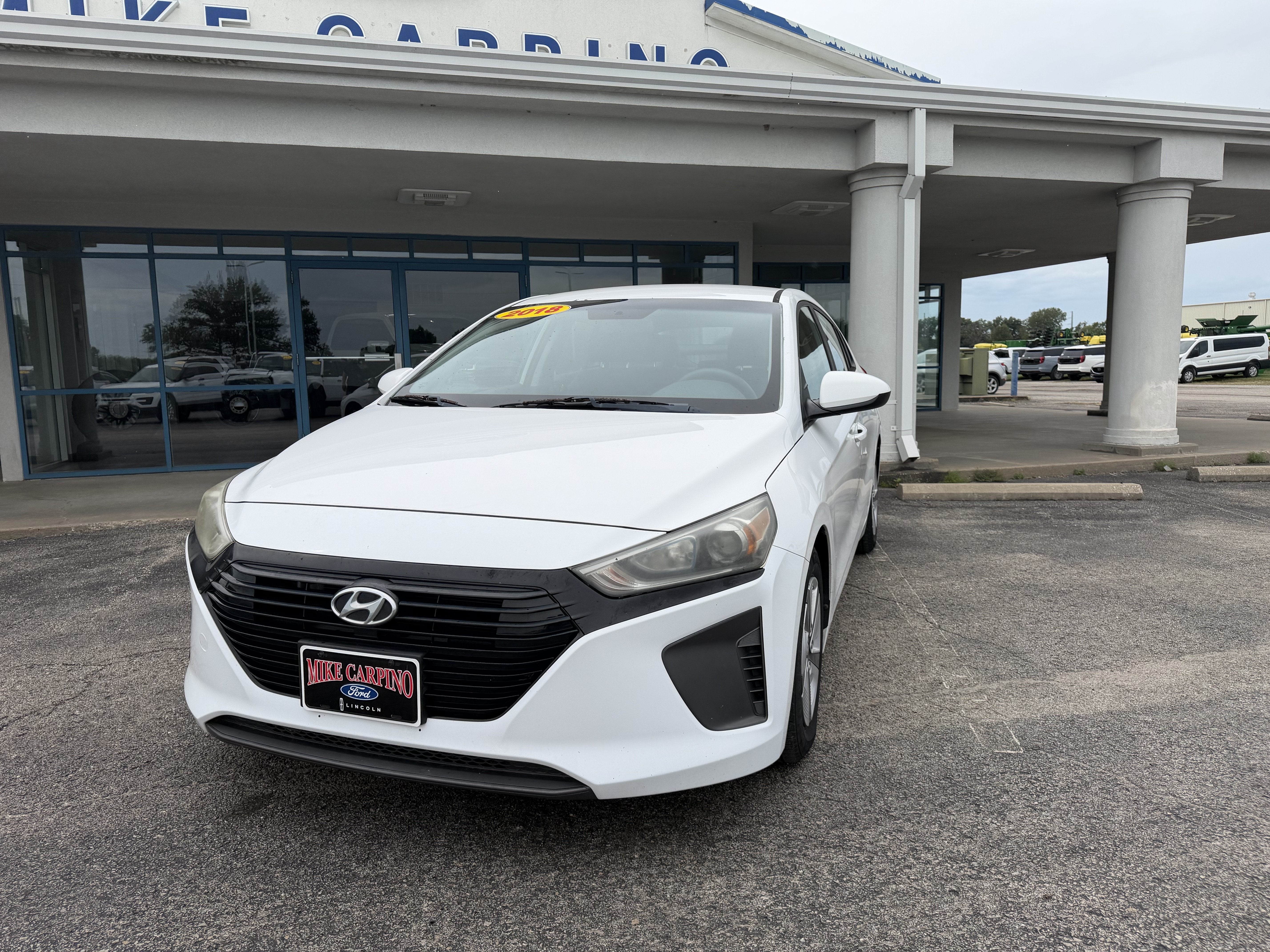 Used 2018 Hyundai IONIQ Blue with VIN KMHC65LC9JU075753 for sale in Pittsburg, KS