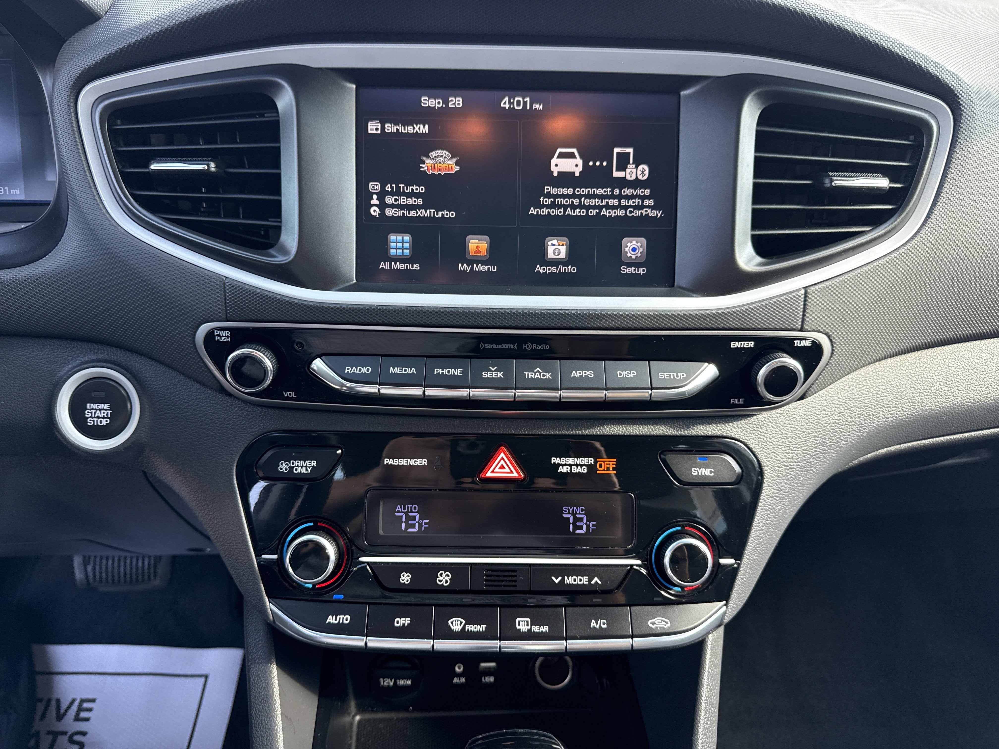 2018 Hyundai Ioniq Hybrid Blue