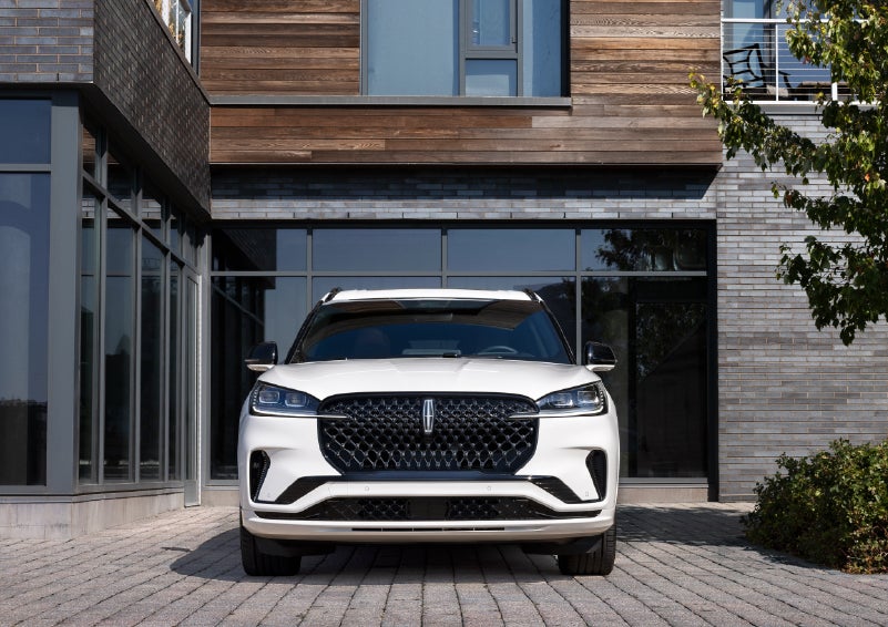 The front of a 2026 Lincoln Aviator® SUV is shown. | Mike Carpino Lincoln in Pittsburg KS