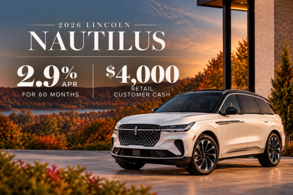 2026 Lincoln Nautilus Low Financing
